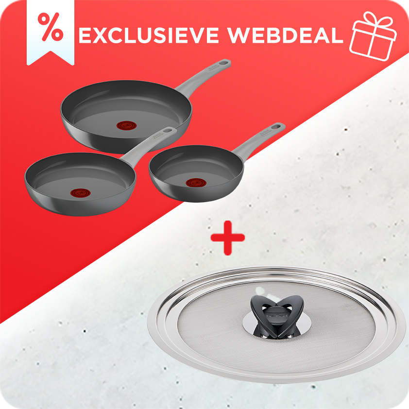 Action Tefal Fresh Kitchen keramische koekenpannenset Action Tefal Fresh Kitchen keramische koekenpannenset