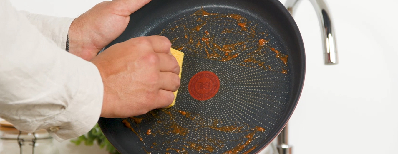 tefal pannen schoonmaken